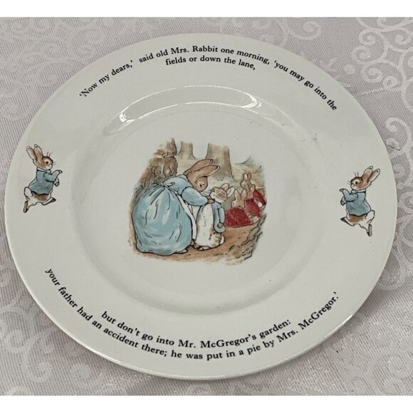 Wedgwood‎ Peter Rabbit Original Cake Plate 9.75" New Collectible Children's Gift - Picture 1 of 7